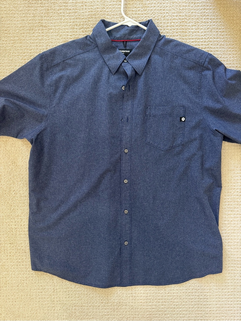 Marmot Blue Men's Button-Up Shirt